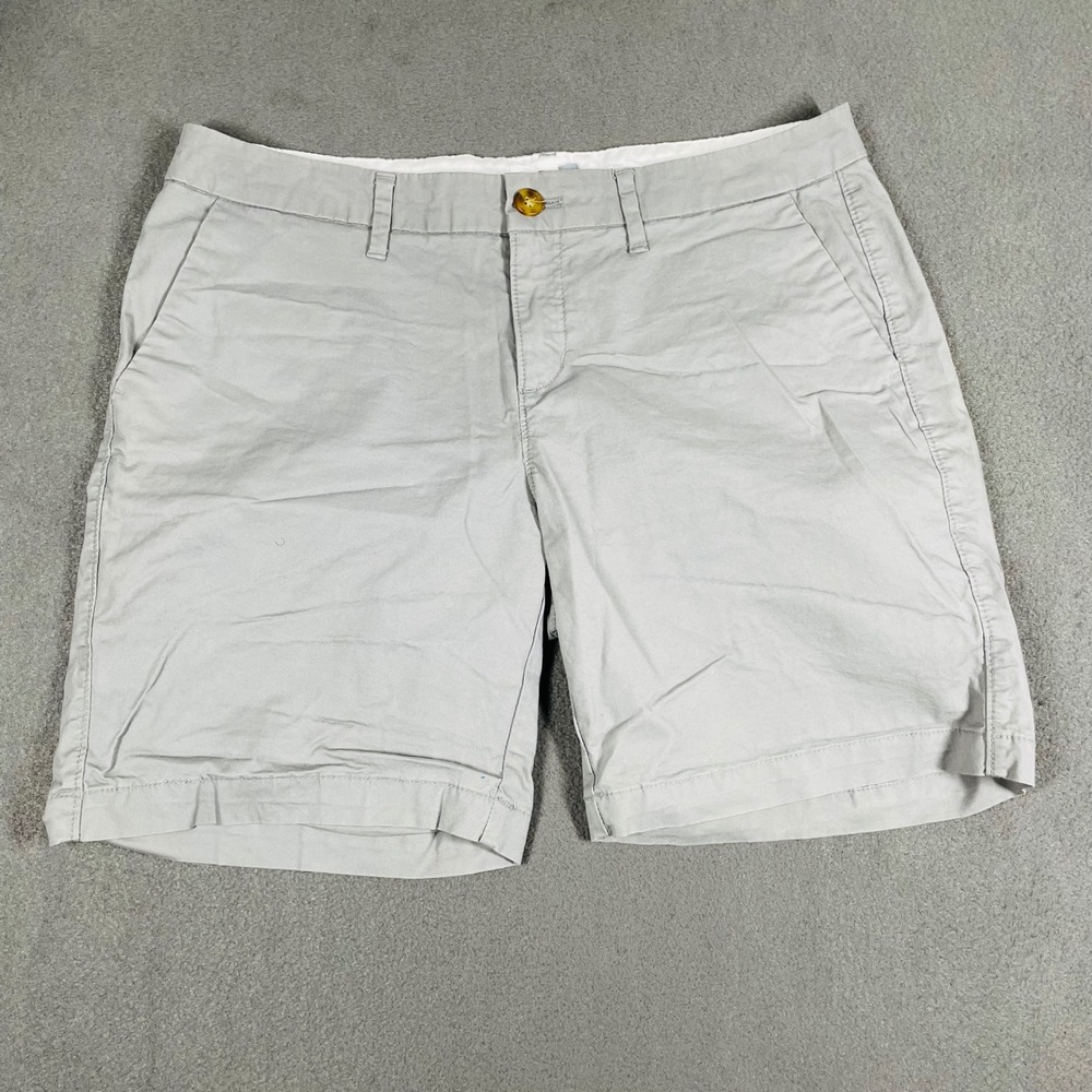 Old Navy Everyday Chino Shorts Casual Cotton Blend Gray‎ Size 6